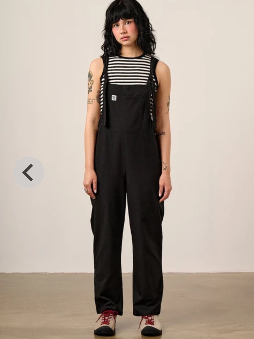 NWT Lucy & Yak Black 100% Organic Cotton Una Dungarees Overalls Sz. 12R